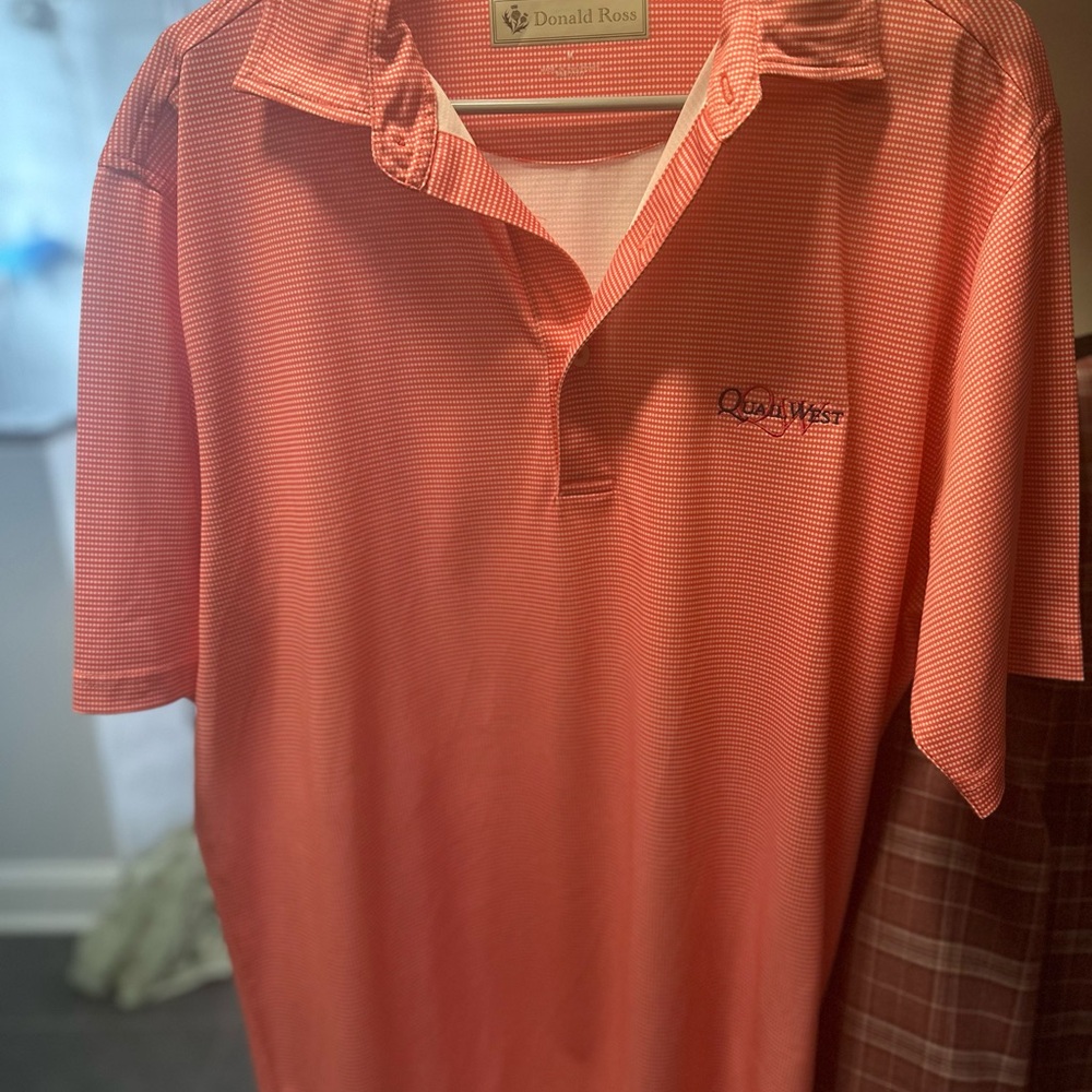 Donald Ross Men's Orange Polo Shirt